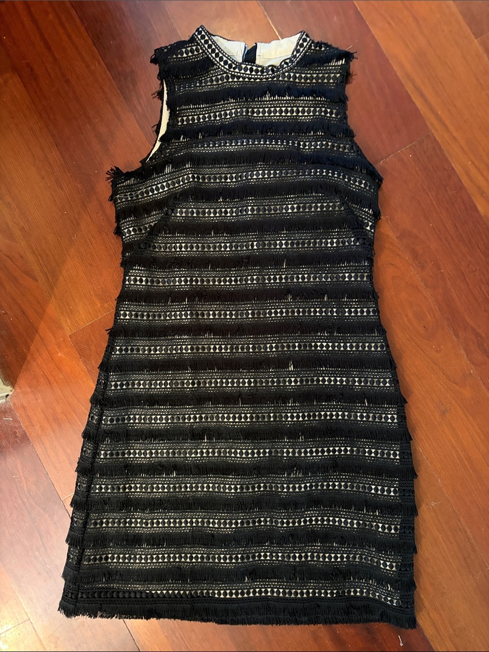 J. Crew Black Lace Shift Dress